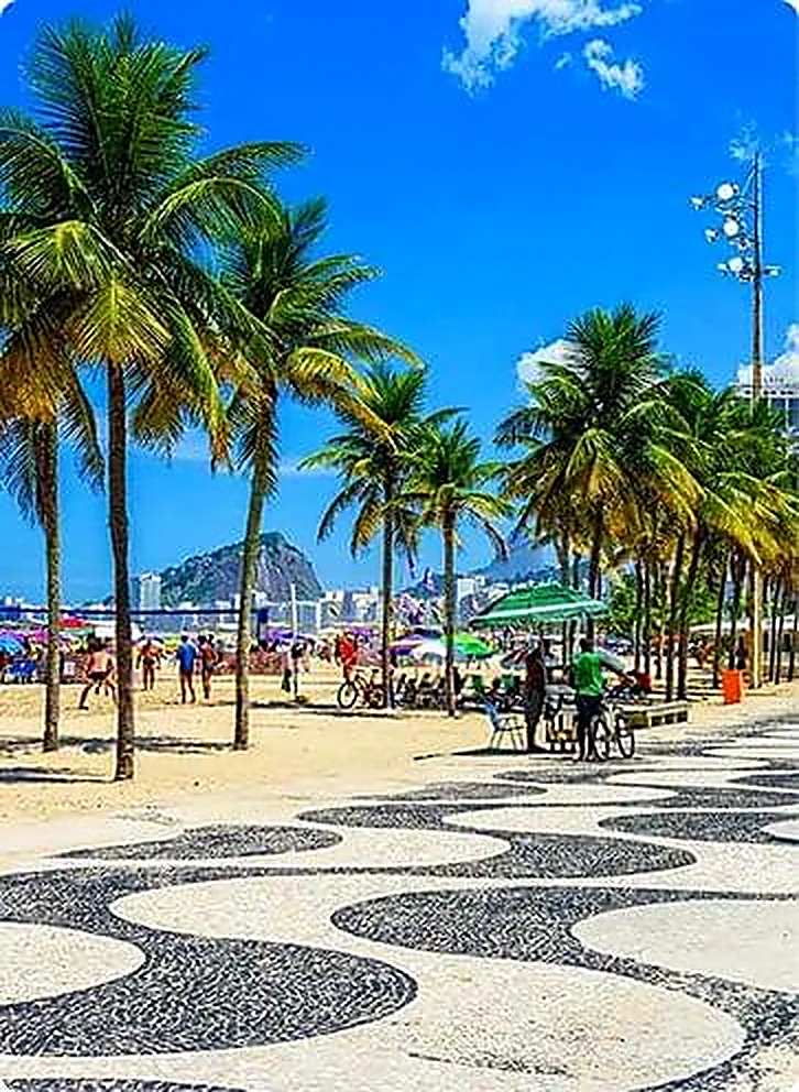Orla de Copacabana, palco de mega-eventos no Rio